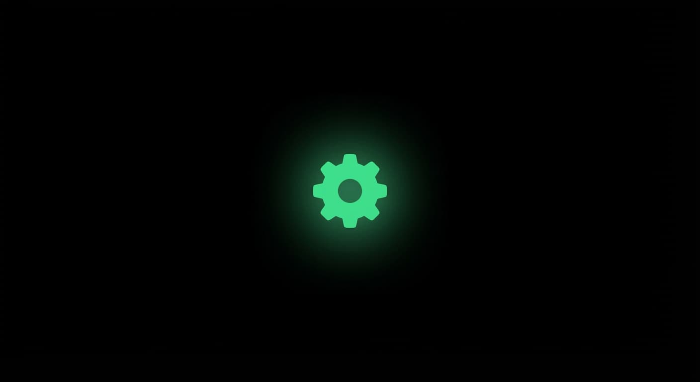 Abstract illustration of device connecting to network